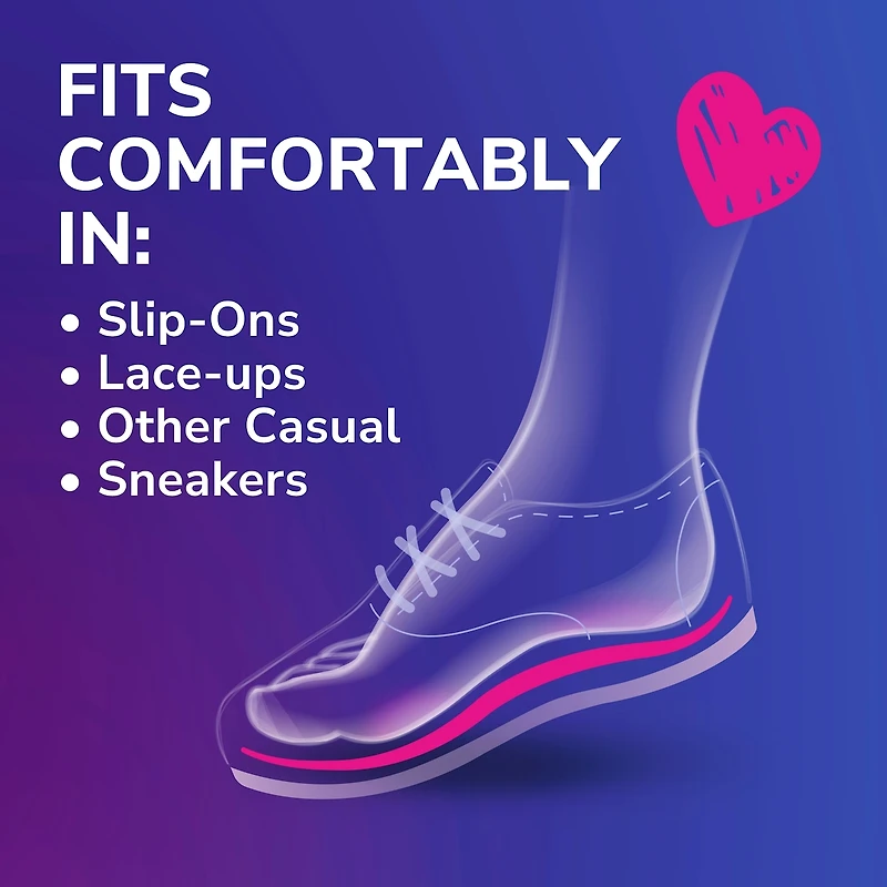 Semelles Aimez vos ESPADRILLES pleine longueur, Femmes tailles 6-10