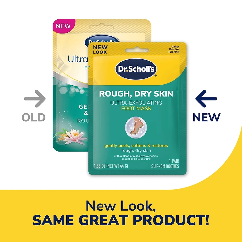 Masque pour les pieds ultra-exfoliant Dr. Scholl’s®, paquet de 3