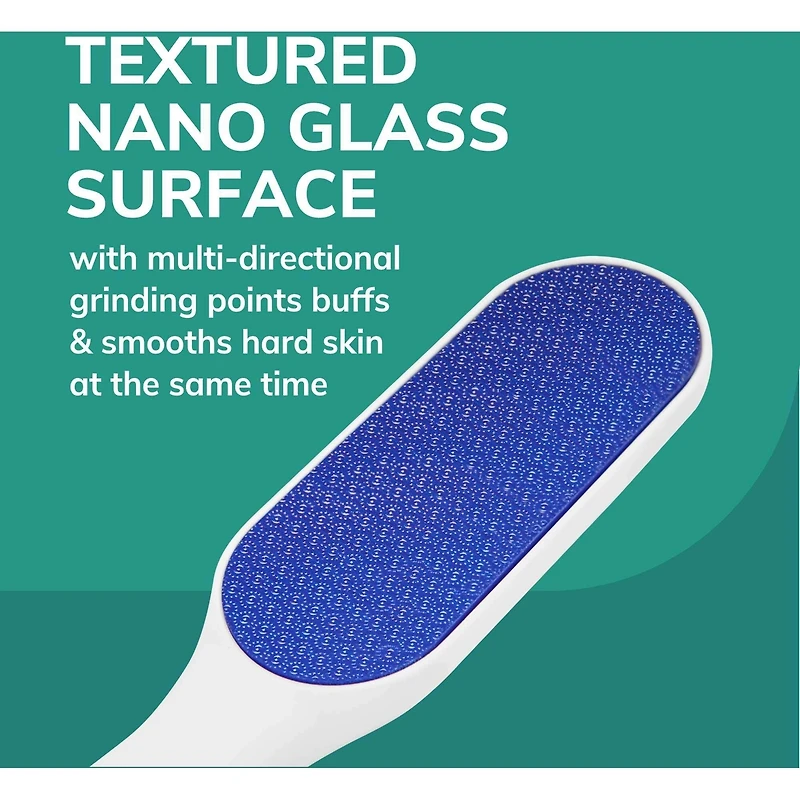 Râpe anti-callosités pour les pieds Dr. Scholl's en verre nano-texturé