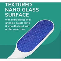Râpe anti-callosités pour les pieds Dr. Scholl's en verre nano-texturé