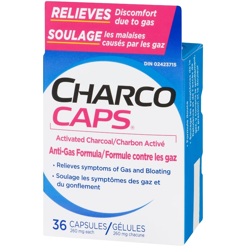 Charcocaps Formule contre les gaz