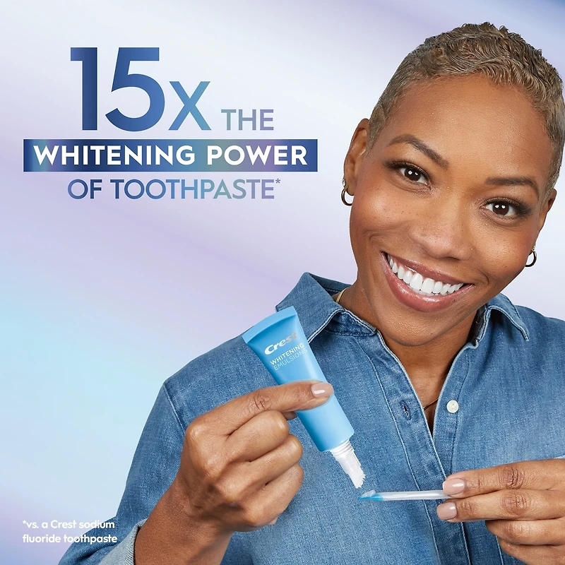 Crest Whitening Emulsions Advanced Enamel White, Leave-on Teeth Whitening Treatment