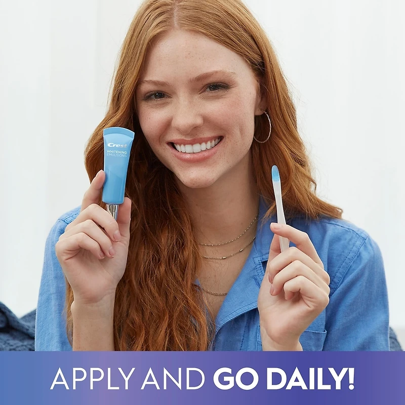 Crest Whitening Emulsions Advanced Enamel White, Leave-on Teeth Whitening Treatment