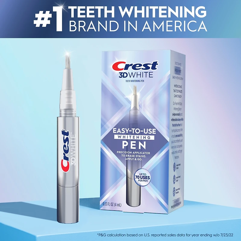 Stylo de blanchiment des dents 3DWhite facile à utiliser