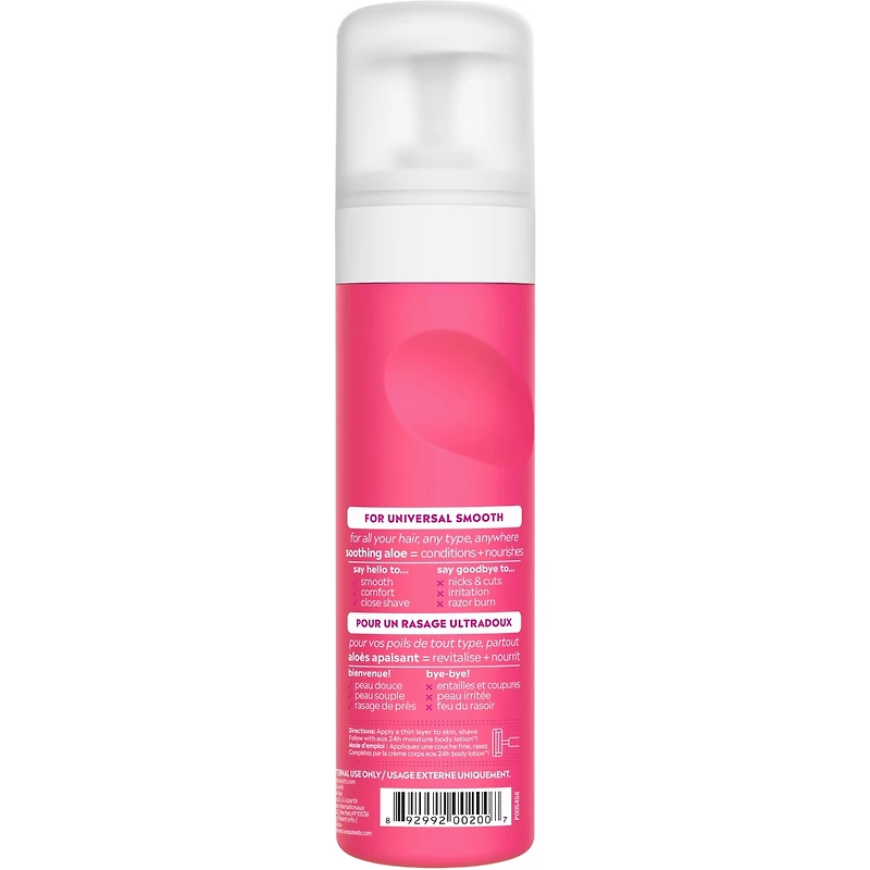 Shea Better Moisturizing Shaving Cream for Women, Pomegranate Raspberry, 24HR Hydration