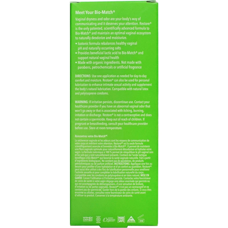 Restore Moisturizing Vaginal Gel