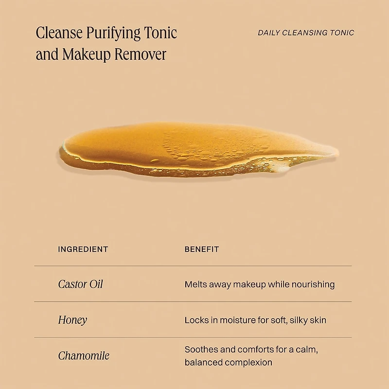 Tonique purifiant et démaquillant Cleanse