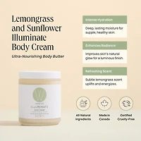 Lemongrass and Sunflower Illuminate Body Cream