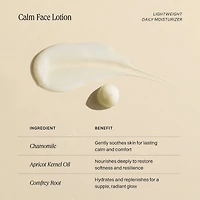 Lotion pour le visage Calm