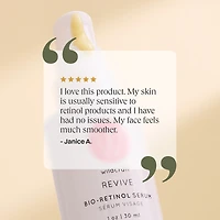 Sérum visage au bio-rétinol Revive