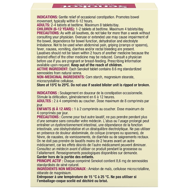 Senokot® Laxatif Naturel 10ct