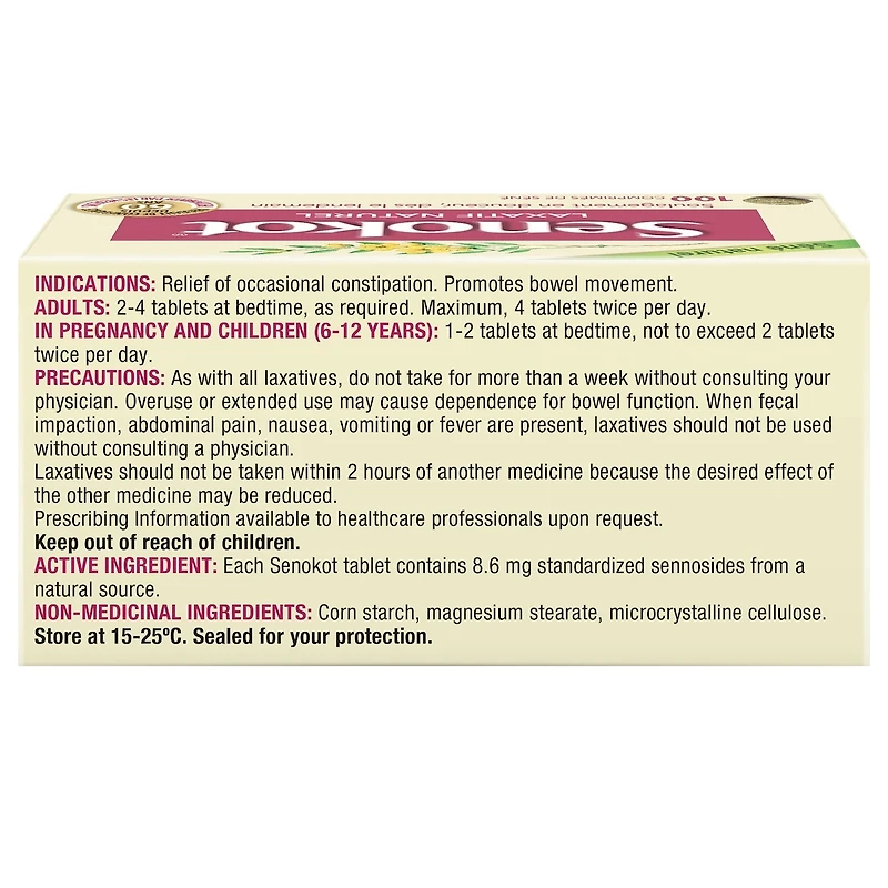 Senokot® Laxatif Naturel 30ct