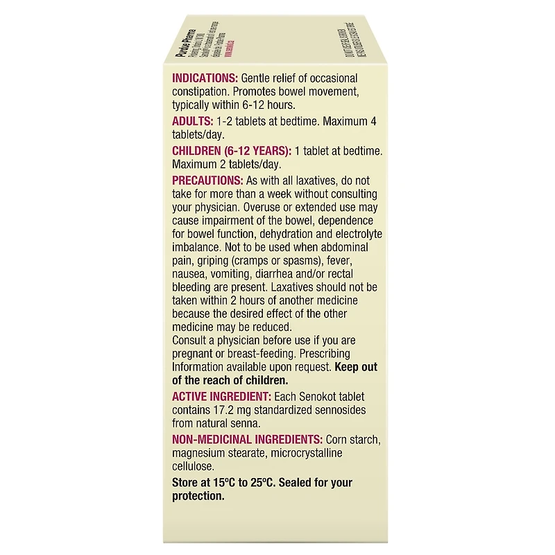 Senokot®-S  Natural Laxative Plus Stool Softener 60ct