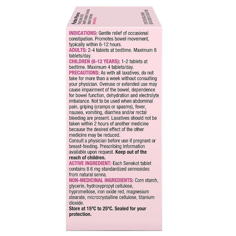 Senokot® Pour Femmes Laxatif Naturel 90ct