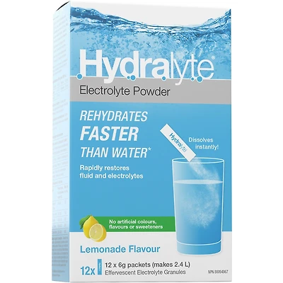 Graunlés d'électrolytes effervescents limonade
