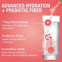 Plus santé digestive saveur de limonade aux fraises