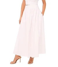 1. STATE Poplin Maxi A-Line Coordinating Skirt