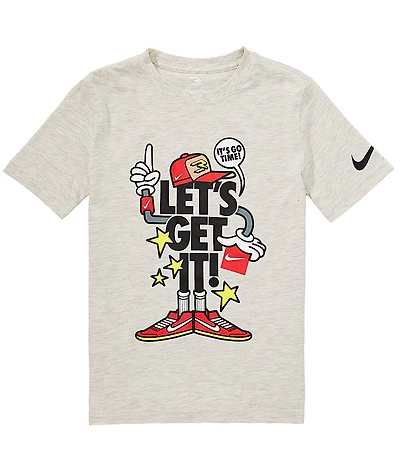 3BRAND By Russell Wilson Big Boys Short-Sleeve #double;Let's Get It!#double; Capmando-Character-Graphic T-Shirt