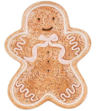 8 Oak Lane Gingerbread Plates, Set of 4