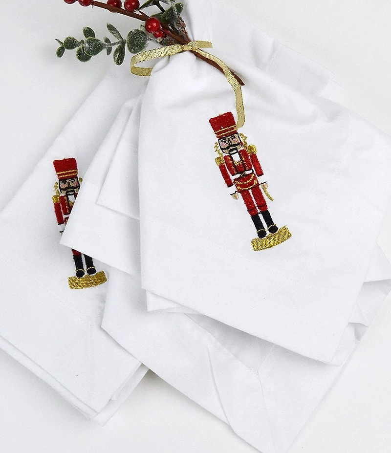 8 Oak Lane Nutcracker Dinner Napkins, Set of 12