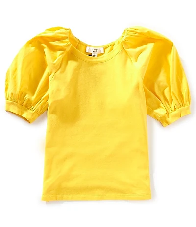 A Loves A Big Girls Puff Sleeve Pullover Blouse