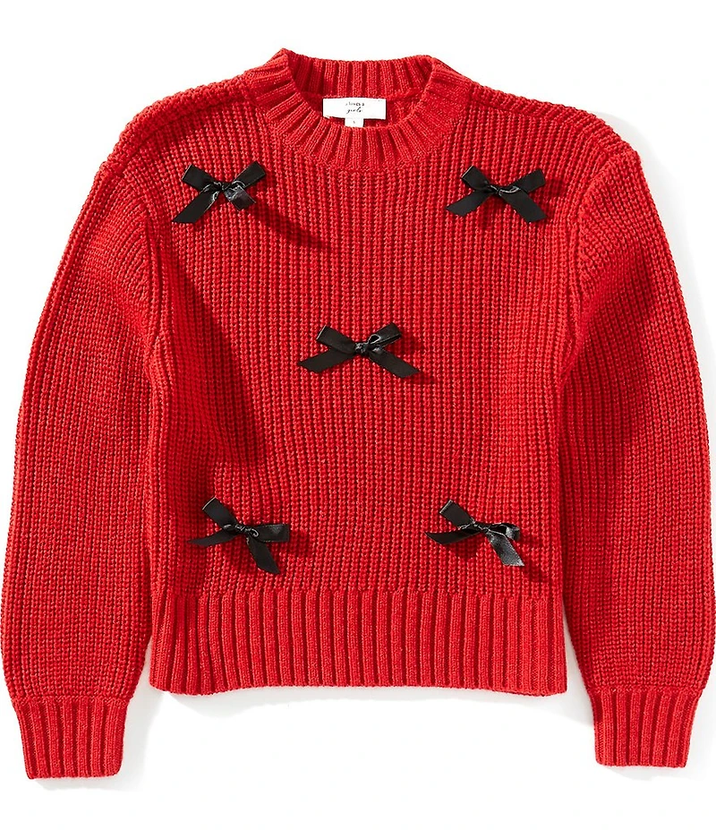 A Loves A Big Girls Bow Tie Sweater