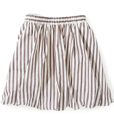 A Loves A Big Girls Pinstripe Bubble Hem Skirt