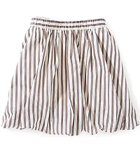 A Loves A Big Girls Pinstripe Bubble Hem Skirt