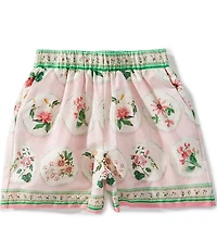 A Loves A Big Girls Printed Cotton Pull-On Shorts