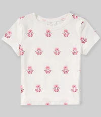 A Loves A Big Girls Printed Knit Tee