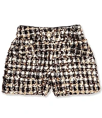 A Loves A Big Girls Sequin Boucle Shorts