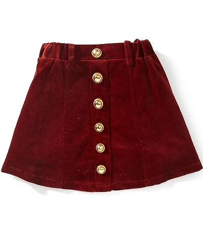 A Loves A Little Girls Corduroy A Line Skirt