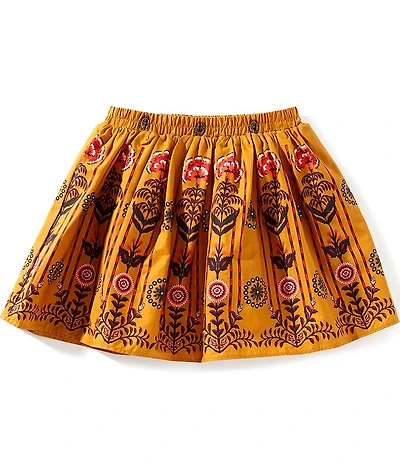 A Loves A Little Girls Embroidered Skirt