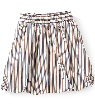 A Loves A Little Girls Pinstripe Bubble Hem Skirt