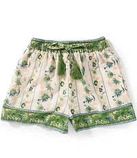 A Loves A Little Girls Printed Pull On Short