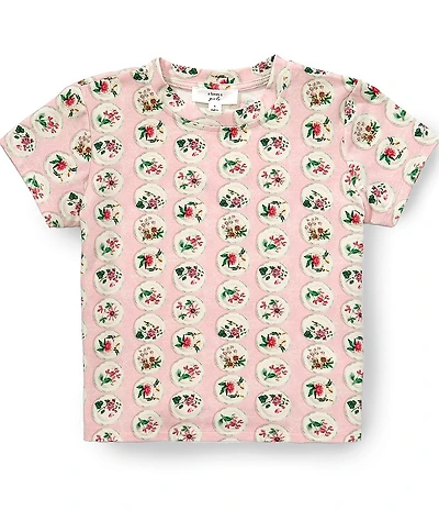 A Loves A Little Girls Printed Short Sleeve Daphne T-Shirt
