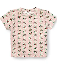 A Loves A Little Girls Printed Short Sleeve Daphne T-Shirt