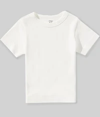 A Loves A Little Girls Ribbed Knit Short Sleeve T-Shirt