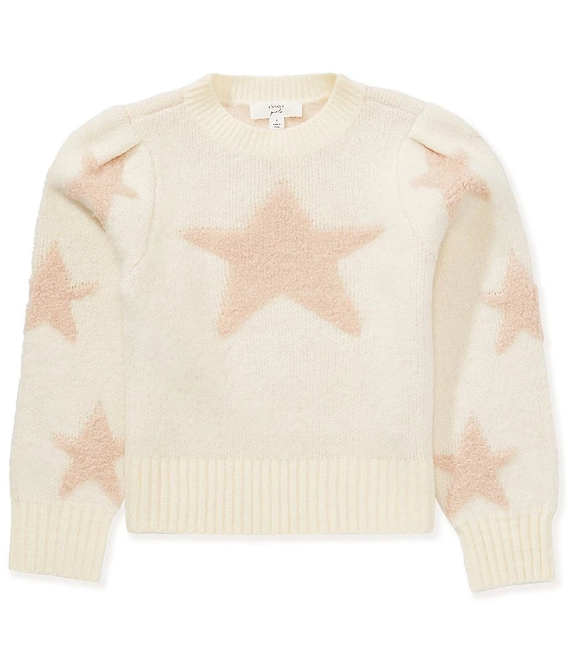 A Loves A Little Girls Star Sweater
