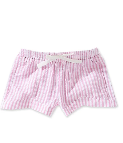 A Loves A Little Girls Striped Dolphin Shorts