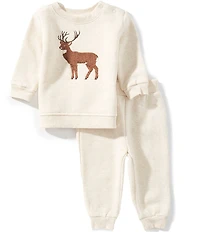 Adventurewear 360 Baby Boy Deer Sweatshirt Set