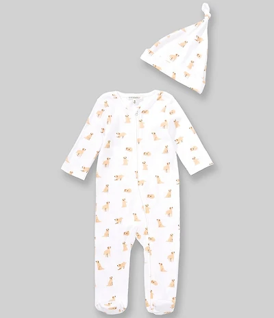 Adventurewear 360 Baby Boys Long Sleeve Golden Retriever Footed Coverall