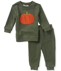Adventurewear 360 Baby Boys Long Sleeve Pumpkin Top & Pants Set
