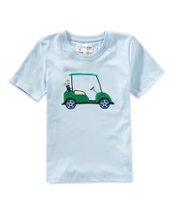 Adventurewear 360 Little Boys Golf Cart Applique T-Shirt