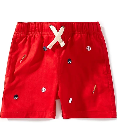 Adventurewear 360 Little Boys Baseball Schiffli Shorts