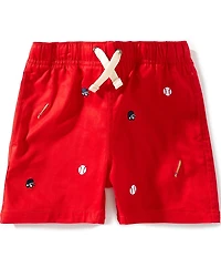Adventurewear 360 Little Boys Baseball Schiffli Shorts