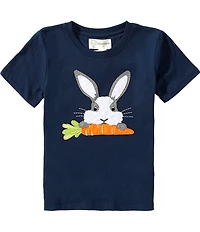 Adventurewear 360 Little Boys Bunny Applique Short Sleeve T-Shirt