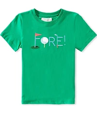 Adventurewear 360 Little Boys Fore Embroidered T-Shirt