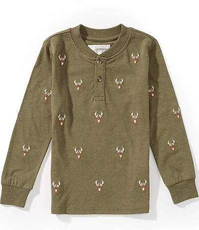 Adventurewear 360 Little Boys Knit Chenillie Stag Tee
