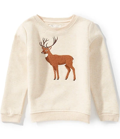 Adventurewear 360 Little Boys Long Sleeve Stag Sweatshirt